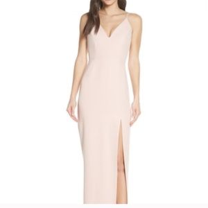 Size xs WAYF ballet pink gown